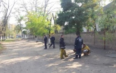 В Мелитополе рядом с гимназией нашли гранату