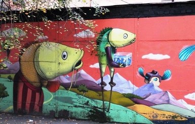 5 самых оригинальных граффити в Киеве