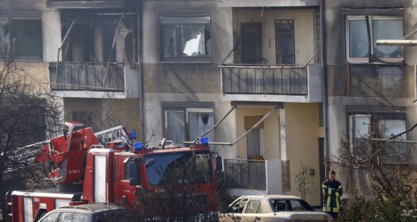 В Германии взорвался дом: столб пламени вздымался на 200 метров вверх