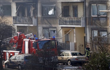 В Германии взорвался дом: столб пламени вздымался на 200 метров вверх