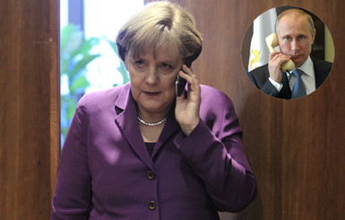 Меркель и Путин по телефону обсудили ситуацию в Украине, газовый вопрос и Эболу