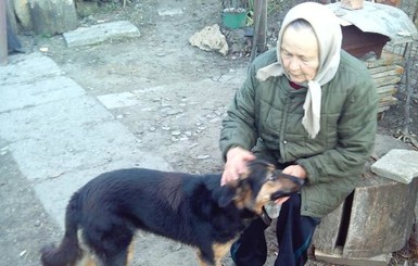 Пенсионерка спасла чужую тонущую собаку