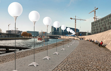 В Германии на месте падения Берлинской стены установят инсталляцию