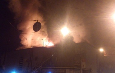 В Киеве подожгли кинотеатр 