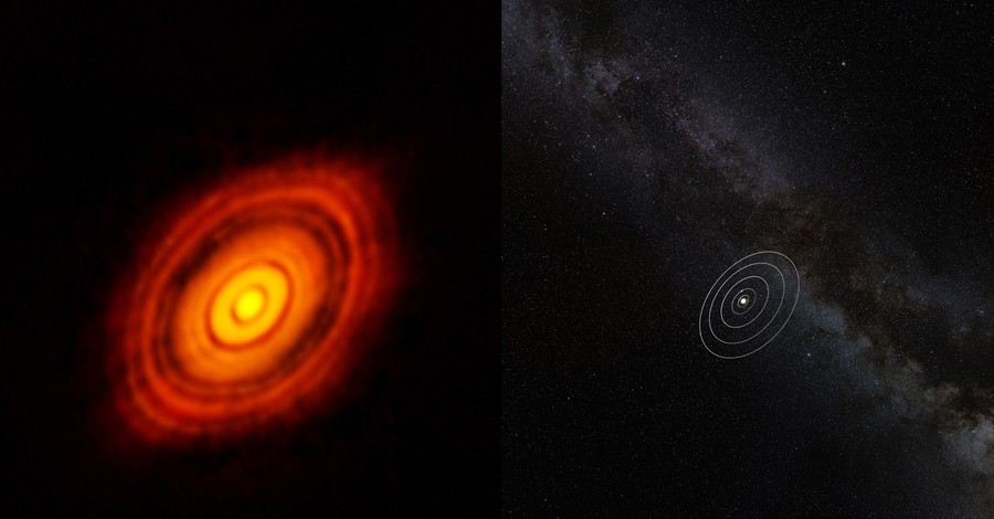 Ученые сделали удивительный снимок рождающихся планет