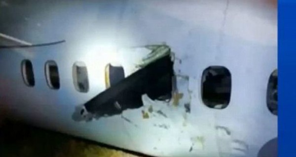 В Канаде пассажир самолета чудом выжила после удара пропеллером в голову