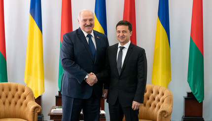Зеленский и Лукашенко 