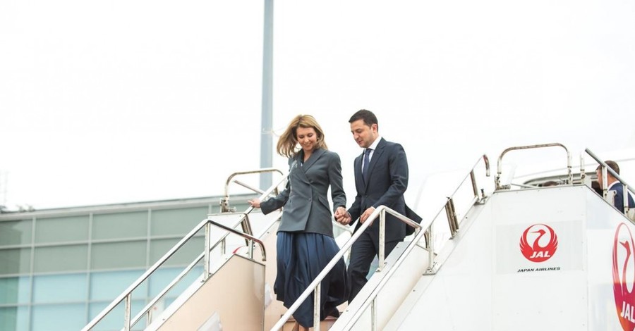 Зеленский с женой прилетел в Японию