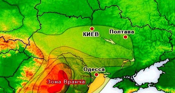 Румынское землетрясение Украине разрушений не принесло 