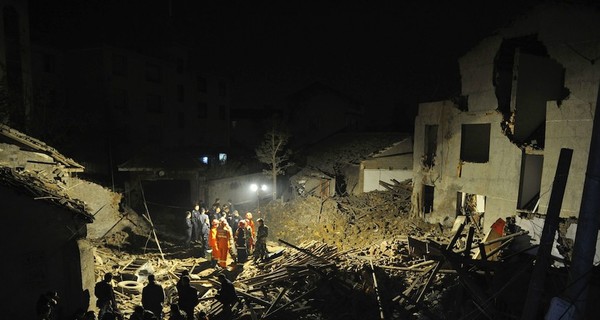 В Китае взорвался резервуар с человеческими отходами: разрушен дом