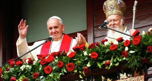 Папа Франциск и патриарх Варфоломей I: 
