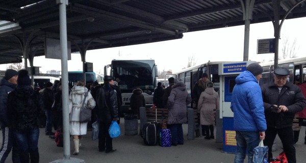 Донецк первый день в блокаде