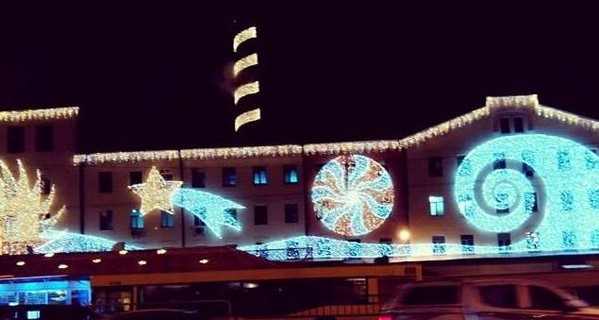 В Киеве по-новогоднему 