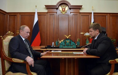 Путин поблагодарил Кадырова за действия в Грозном