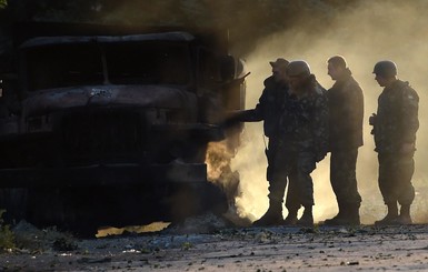 В ночь перед перемирием Донецк содрогался от взрывов