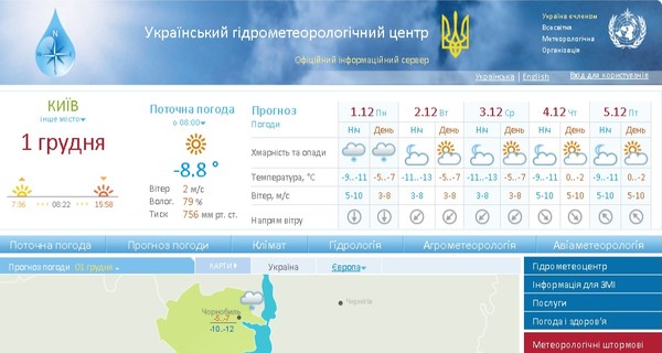 Какой сайт лучше всего предсказывает погоду