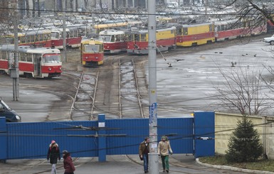 Трамвайщики объявили бессрочную забастовку: Киев стал в пробках