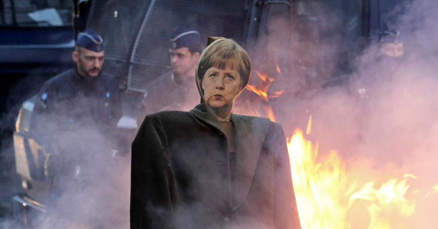 После саммита ЕС в Брюсселе появился свой Майдан