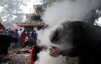 В Непале прошло массовое жертвоприношение