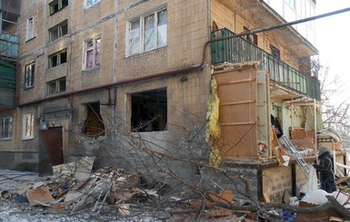 Ситуация в Донецке: разрушены дома, погибли мирные жители