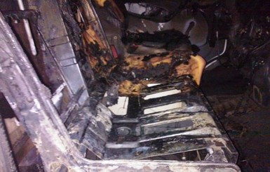 В Киеве сгорели четыре машины