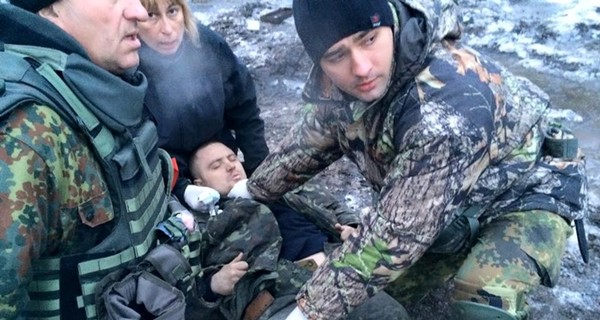 В больницы Днепропетровска поступают раненые 