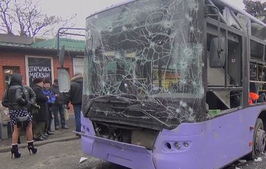 Лысенко подтвердил, что троллейбус в Донецке обстреляли из 