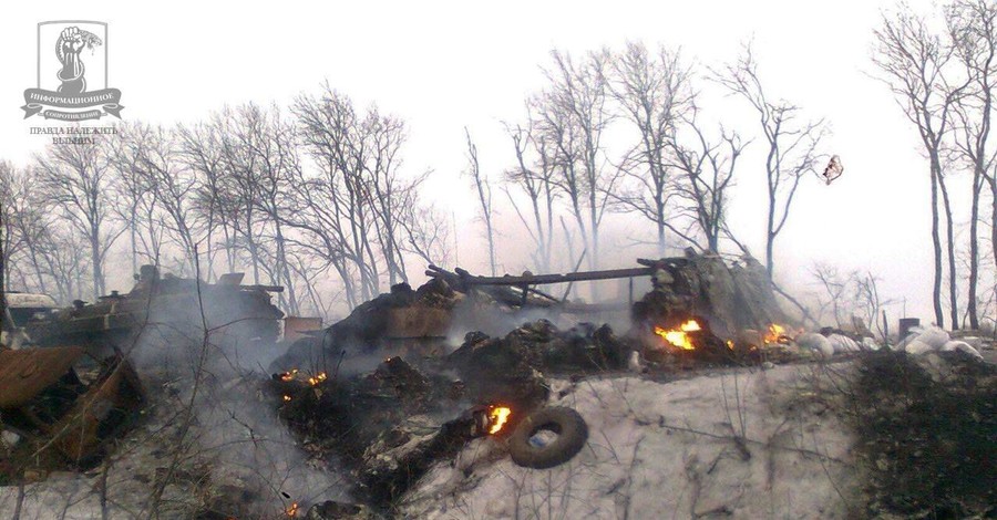 Информационное сопротивление: под Дебальцево разбиты 16 танков 