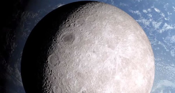 В Сети появилось уникальное видео темной стороны Луны