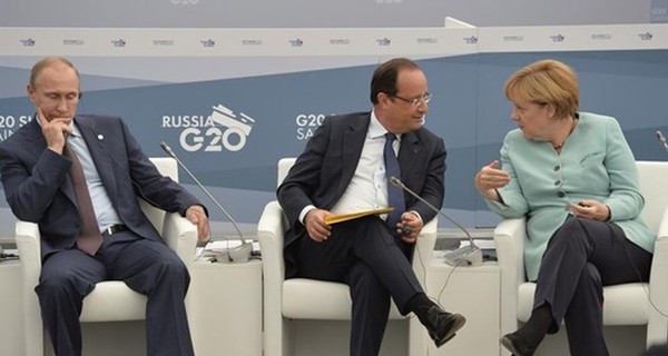 Путин, Меркель и Олланд начали переговоры по ситуации в Украине