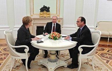 В Москве снова прервали переговоры Путина, Меркель и Олланда