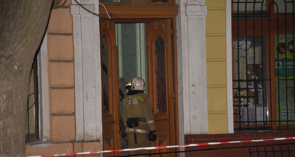 В Одессе произошел взрыв у входа в хостел