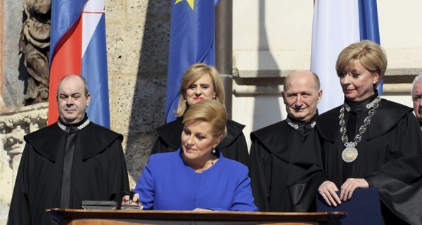 В Хорватии состоялась инаугурация первой женщины-президента