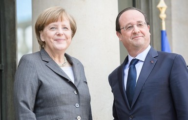 Меркель и Олланд в пятницу обсудят ситуацию в Украине тет-а-тет