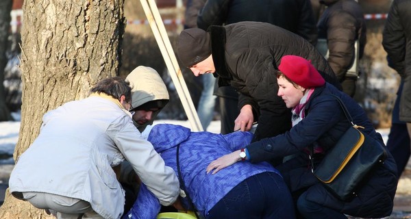 В Харькове взорвали шествие патриотов