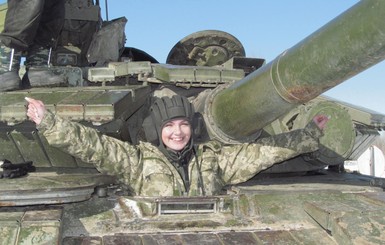 Единственная в Украине женщина-танкист: 