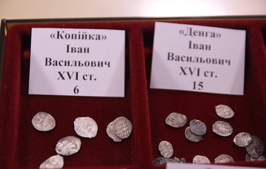 В Днепропетровске показывают монеты XVI-XVII веков, собранные на местных огородах
