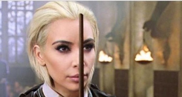 Интернет гадает, на кого стала похожа Ким Кардашьян: Драко Малфоя или Леру Кудрявцеву?