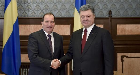 Порошенко: Швеция выделит Украине 100 миллионов долларов займа без процентов