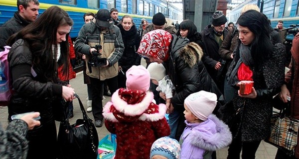 Переселенцы из Украины прибывают в Чехию 