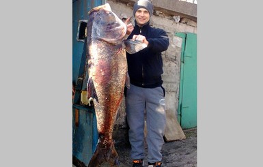 В Днепропетровске рыбак подстрелил 50-килограммового толстолобика