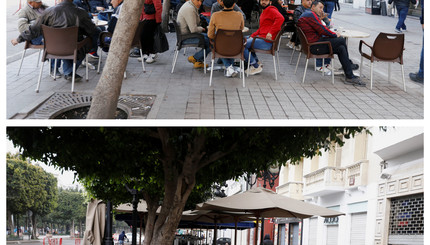 Коронавирус опустошил улицы Туниса. Страна до и после эпидемии