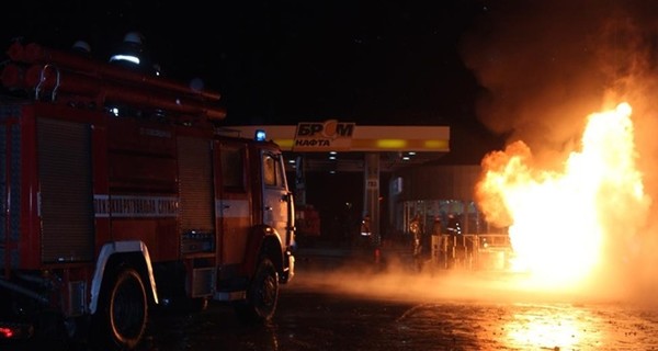 В Киеве на АЗС взорвался газ
