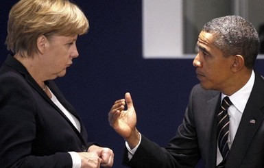 Обама и Меркель решили оставить в силе санкции против России