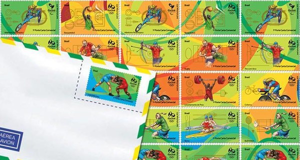 В честь 500 дней до старта Олимпийских игр - 2016 в Бразилии выпустили марки