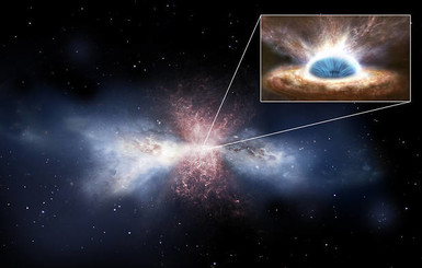 Ученые NASA впервые увидели, как черные дыры уменьшают  галактики