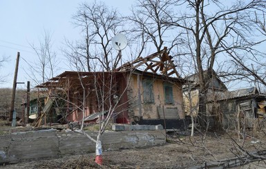 Москаль показал разрушенное село под Луганском