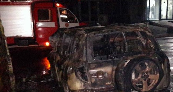 В центре Харькова взорвался автомобиль