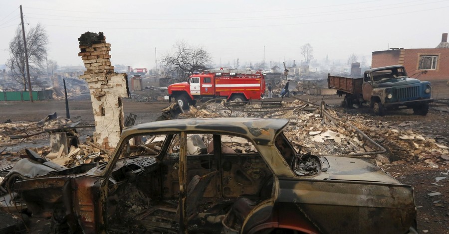 Пожары в Хакасии: сгорели 1200 домов, 5000 человек без крова