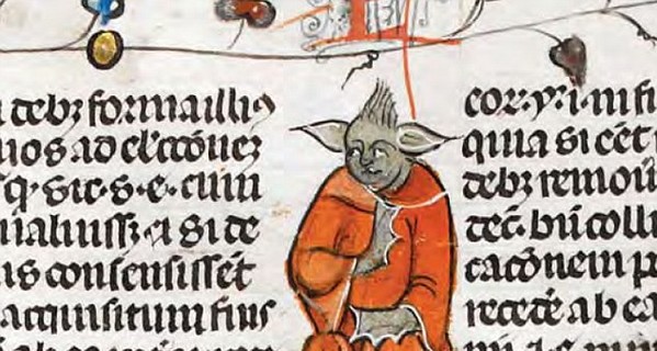 В средневековой рукописи нашли рисунок мастера Йоды из  